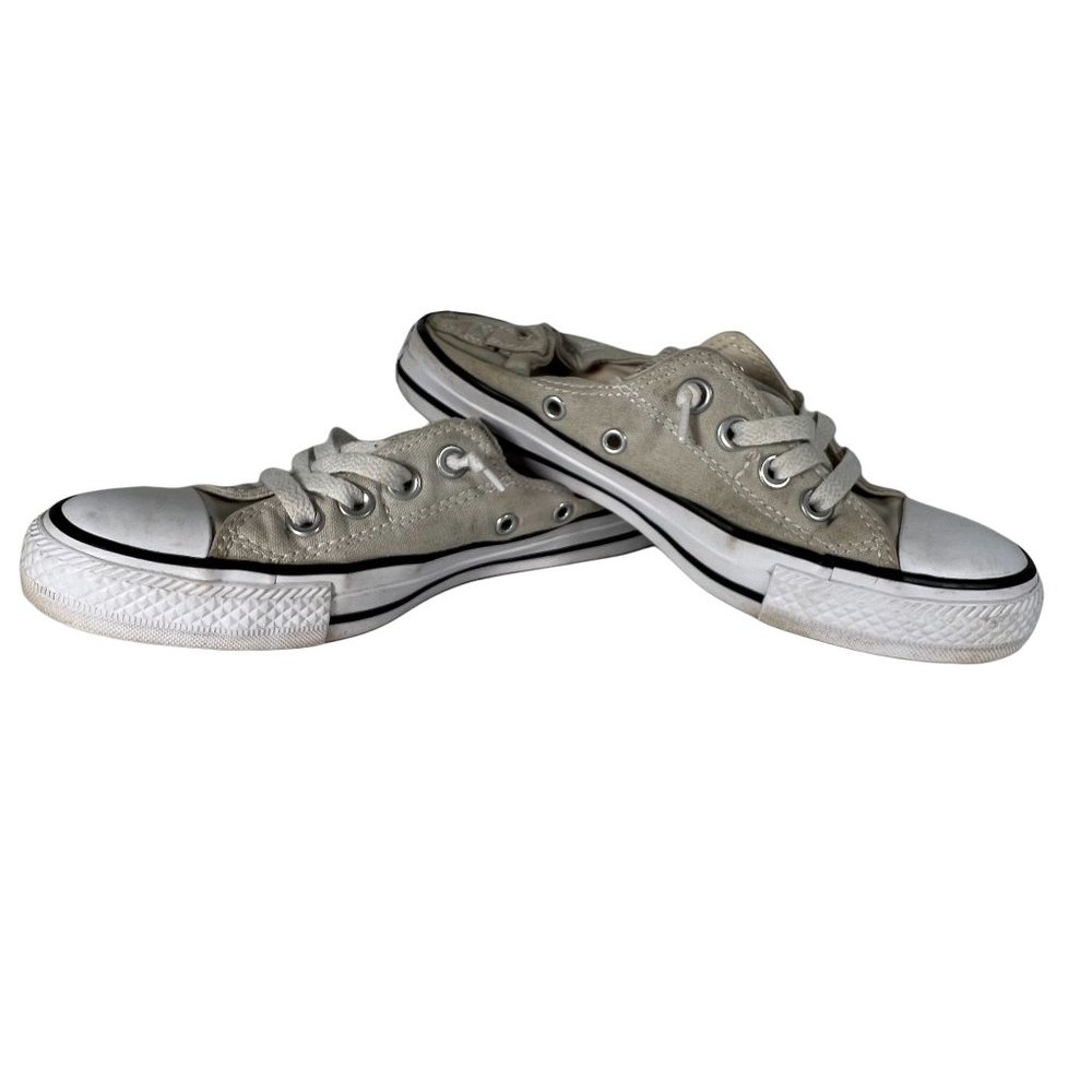 Converse Chuck Taylor All Star Shoreline Slip On Womens Size 6 Cloud Gray / Tan